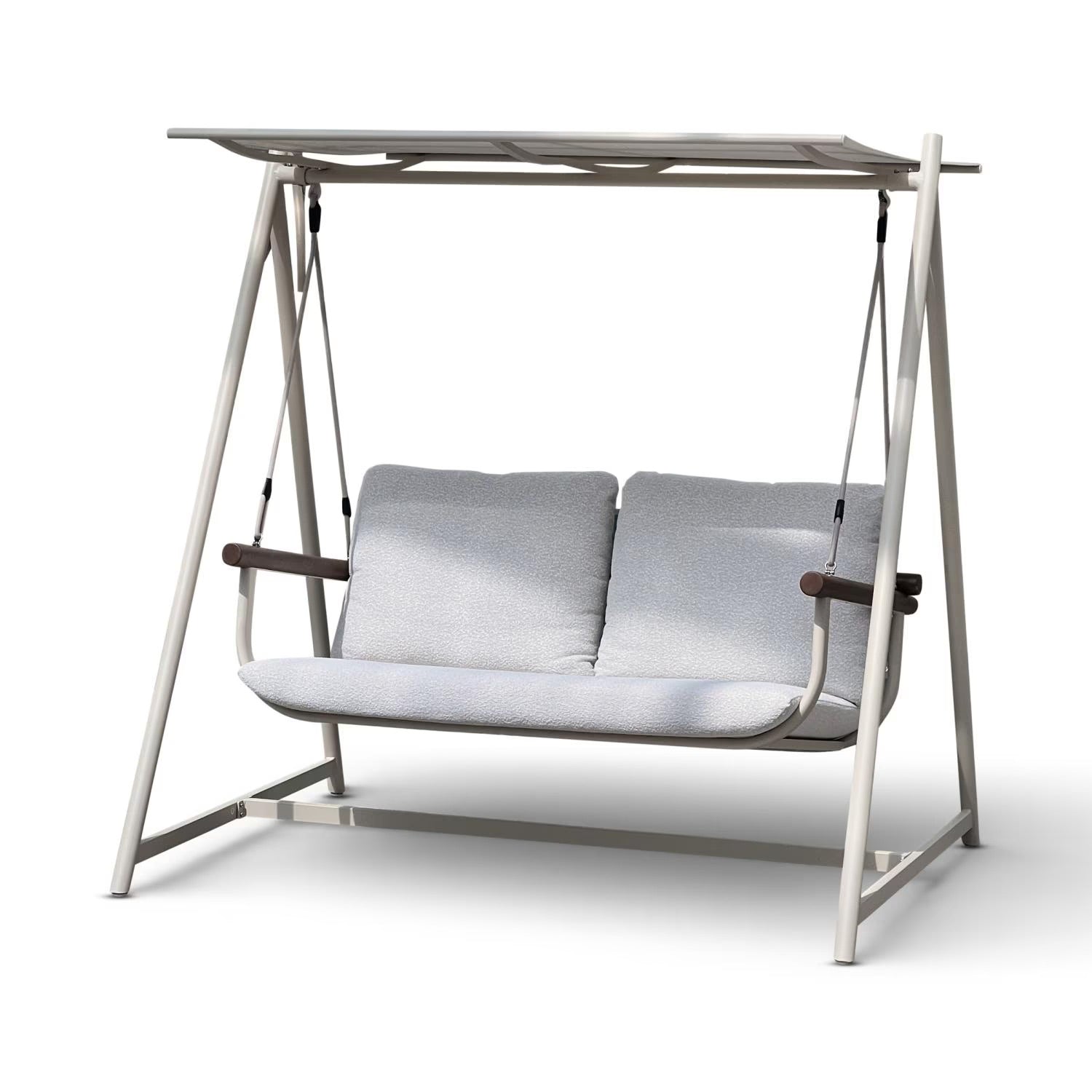 2-Seater Outdoor Garden Swing Chair with Canopy | Padded Patio Swing Seat 3