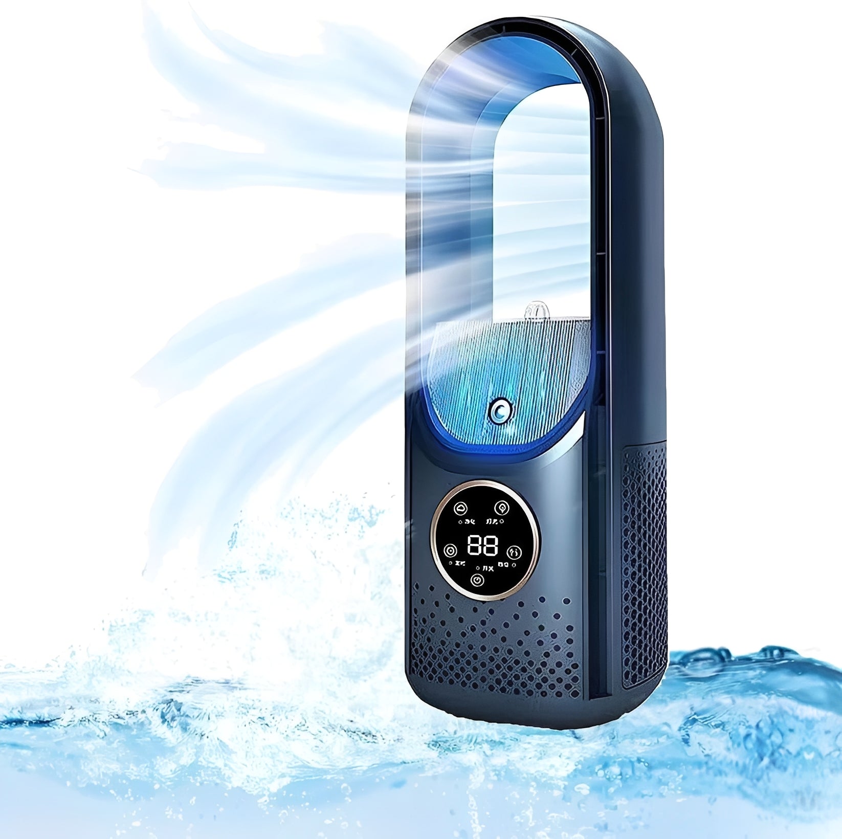 3 in 1 Portable Air Cooling Fan with Humidifier and DC Brushless Motor 0