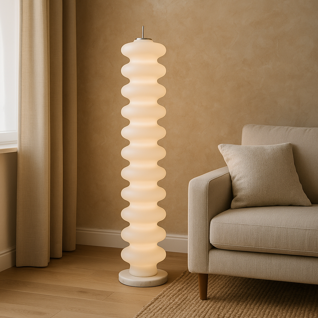 Lampe Sur Pied LED Nordique | Élégance & Lumière Apaisante