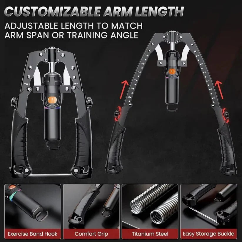 Hydraulic Resistance Arm and Chest Trainer for Home Gym Workouts 3