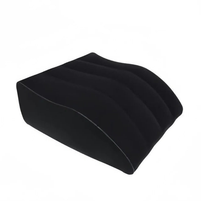 Inflatable Leg Rest Pillow with Adjustable Elevation and Storage 2