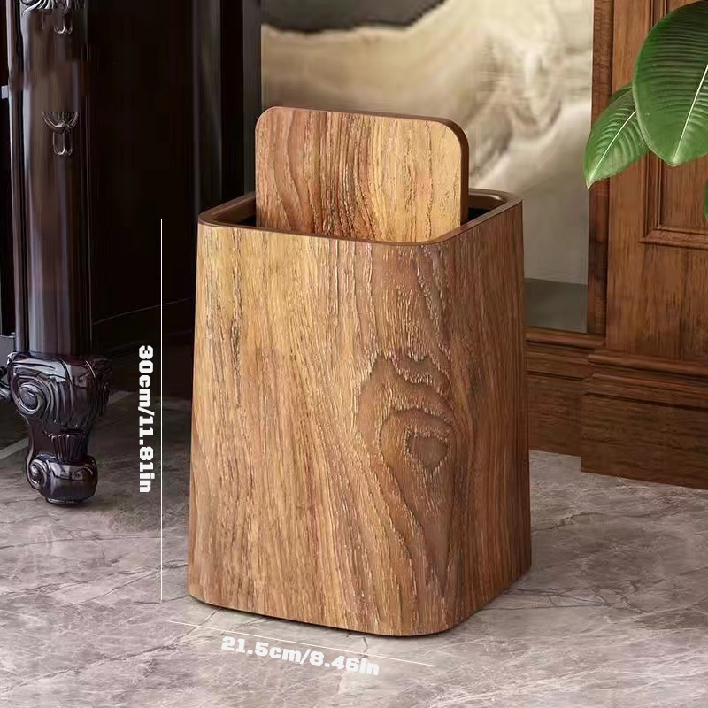 Marble Trash Can | Elegant Swivel Lid | Bowlift 9