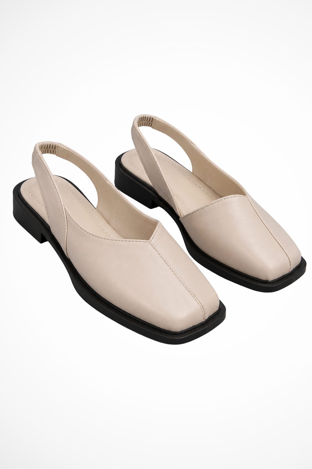 Margot | Women Orthopedic Square Toe Slingback Flats 6