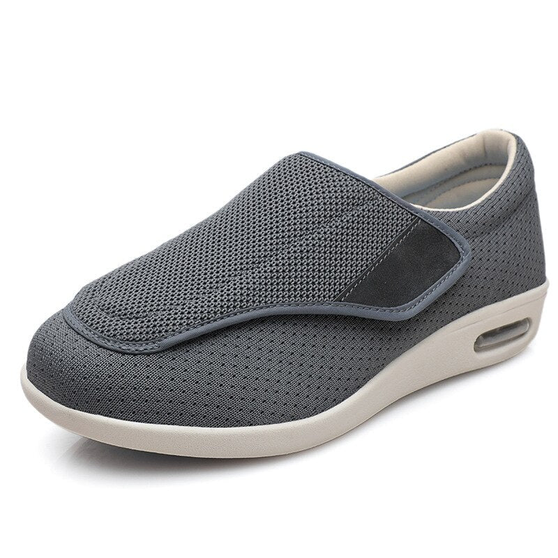 Men's Breathable Mesh Extra-Wide Trainers | Comfortable Adjustable Straps for All-Day Wear 0