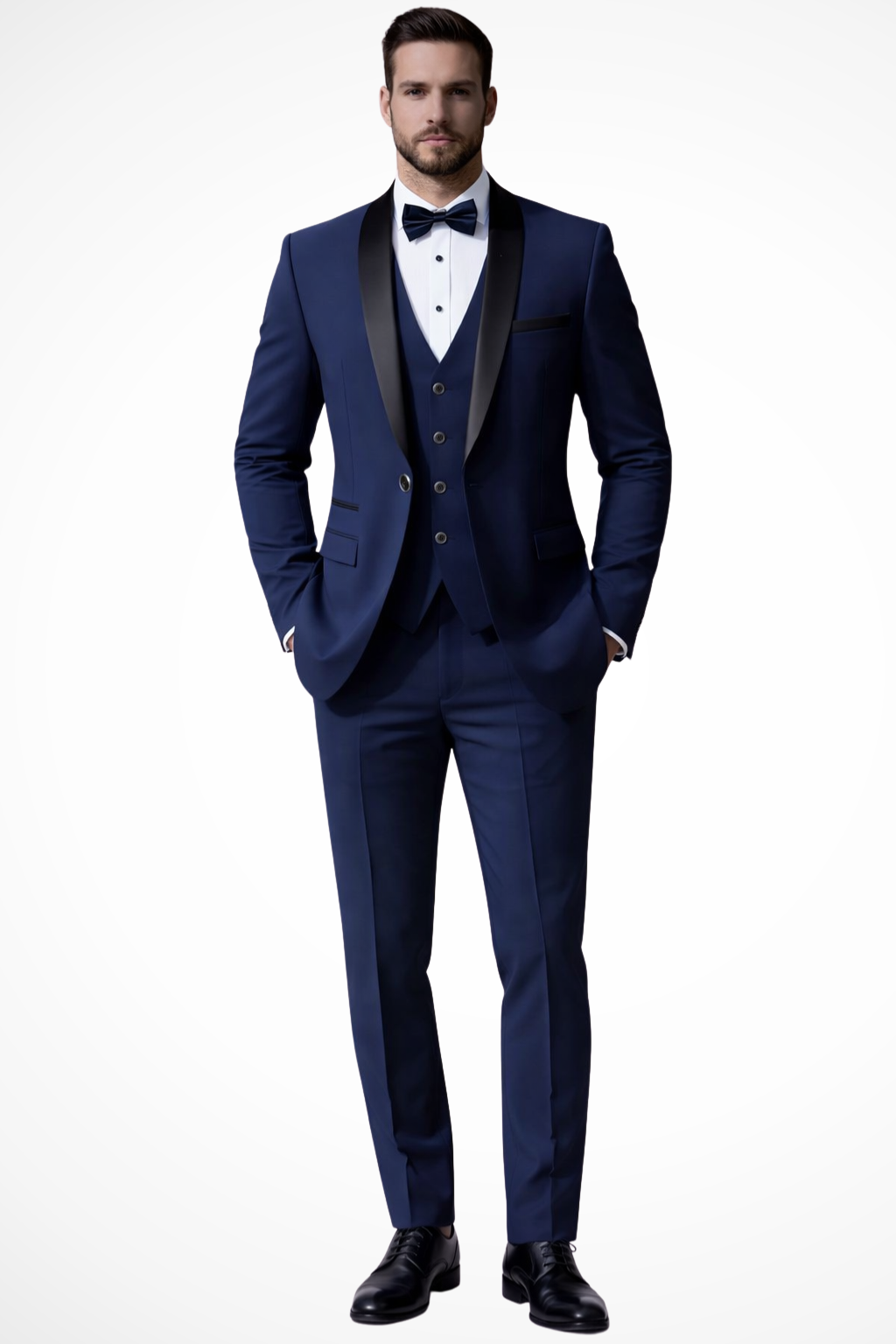 Men's Elegant Three-Piece Suit | Tailored Summer Wedding Attire 2