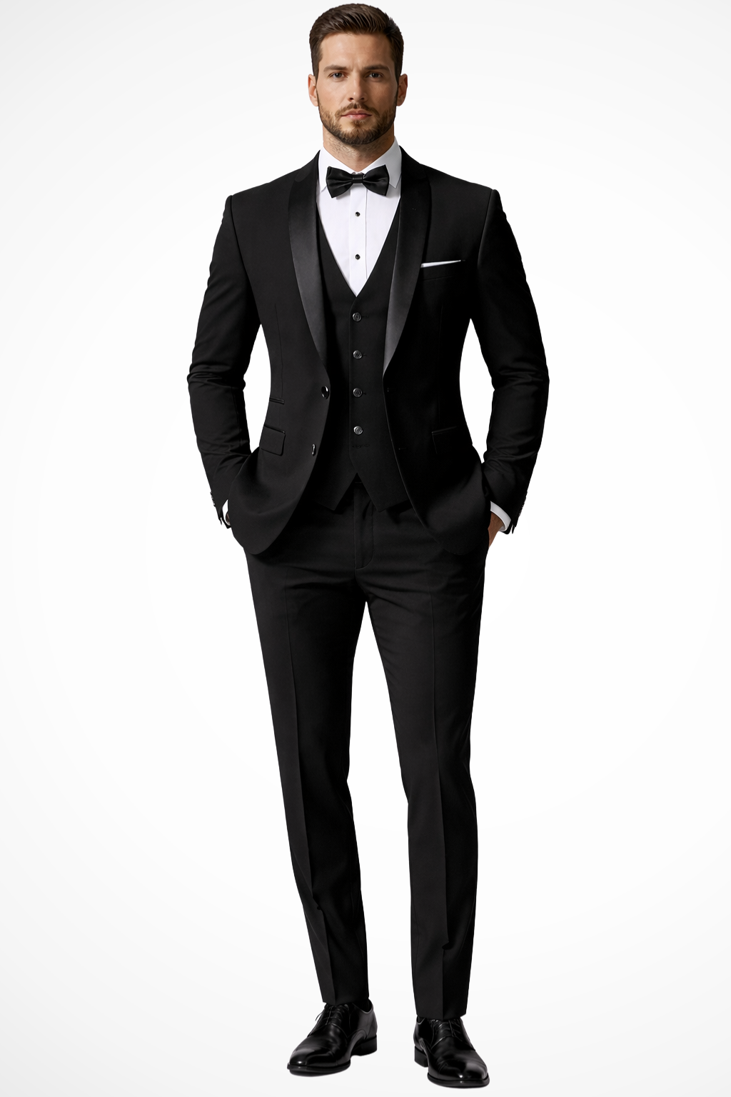 Men's Elegant Three-Piece Suit | Tailored Summer Wedding Attire 4