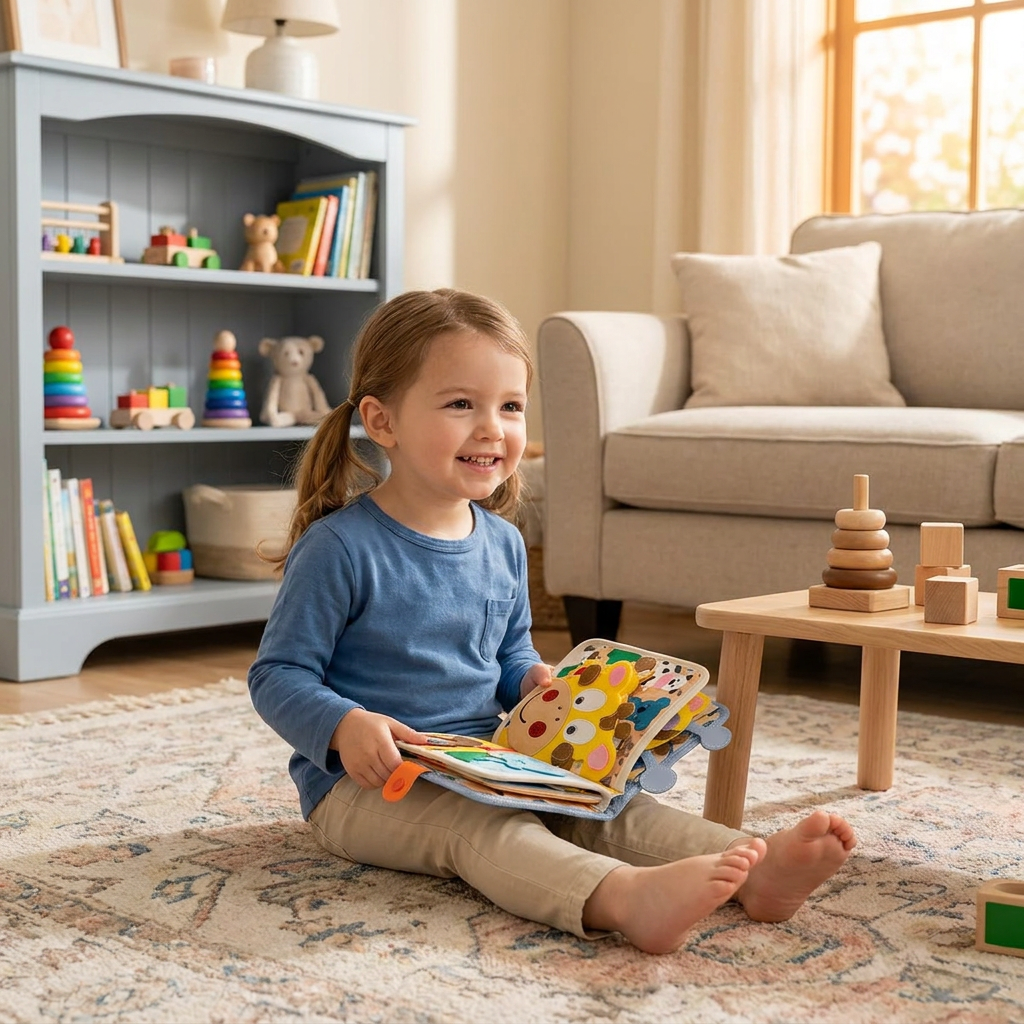 Montessori Sensory Giraffe Story Book 1