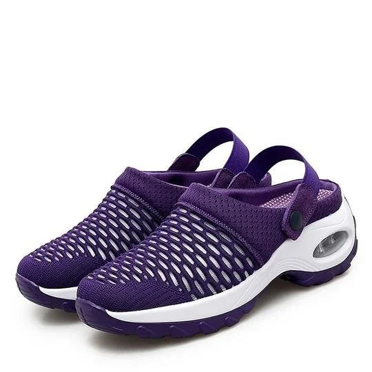 Orthopedic slip-on shoes, open heel 6