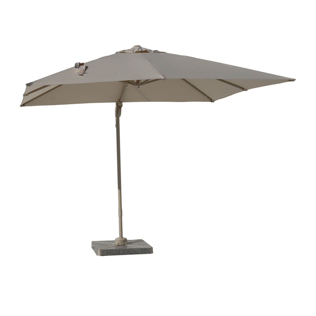 Outdoor Cantilever Garden Parasol with Base Weights | Square Patio Umbrella 1