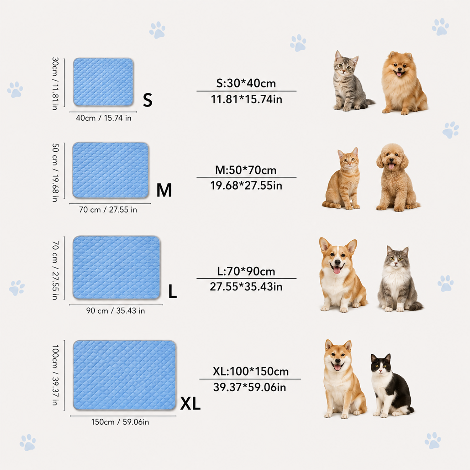 Pet Cooling Collection | Dog Cooling Mat with Soft Surface | Ideal for Warm Weather Relaxation 2