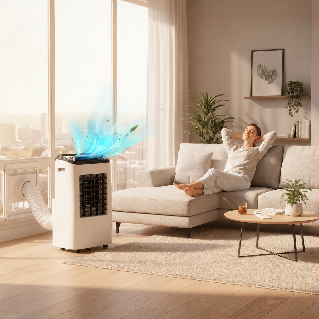 Portable Air Conditioner | 12000 BTU Cooling Unit | Efficient 3-in-1 Design | Compact and Quiet 0