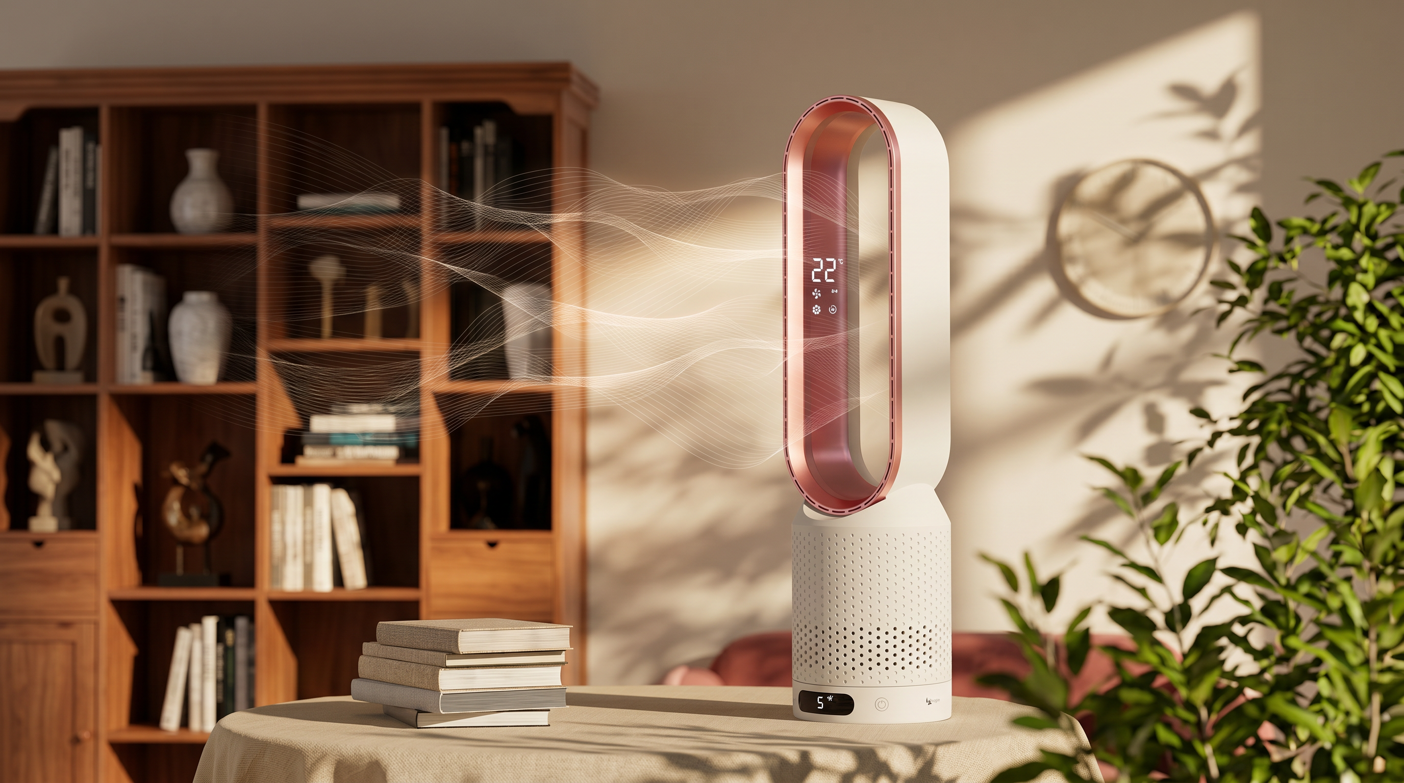 Portable Bladeless Air Cooler | 3-in-1 Cooling Fan with Purifier | Efficient Adjustable Speed Design 2