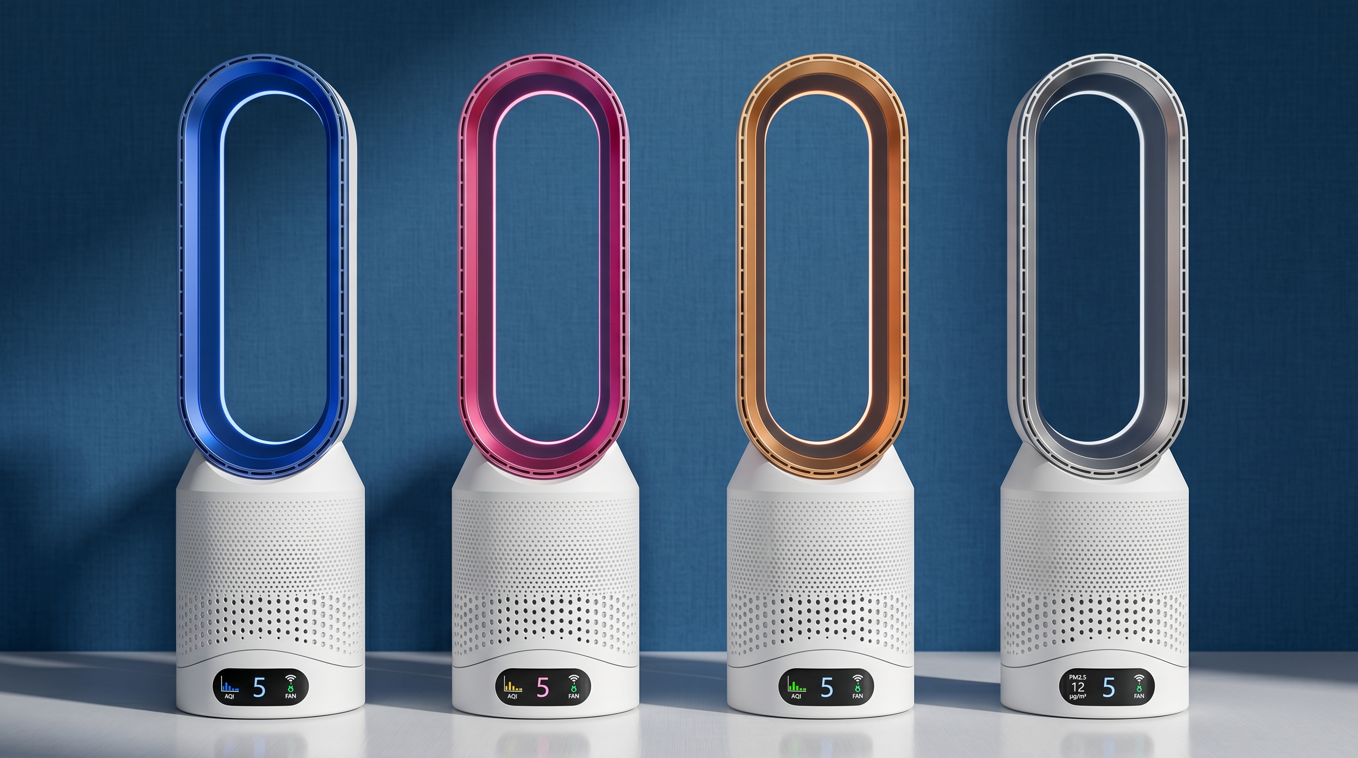 Portable Bladeless Air Cooler | 3-in-1 Cooling Fan with Purifier | Efficient Adjustable Speed Design 4