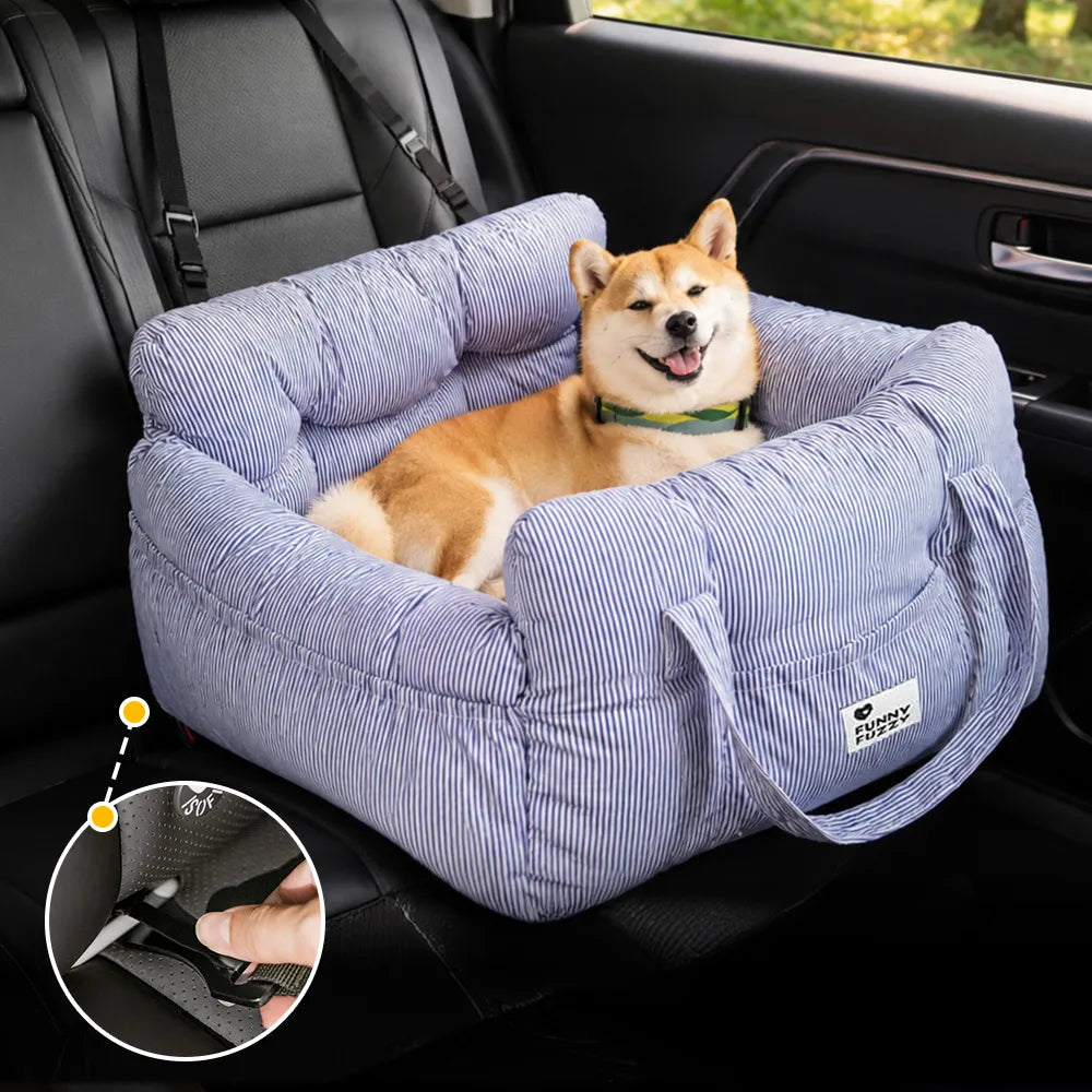 Portable ISOFIX Dog Car Seat Bed with LATCH System 0