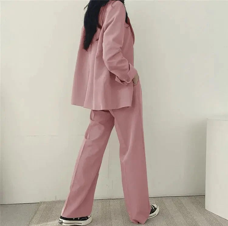 Sophia | Stylish Tailored Blazer and Wide Leg Pant Suit for Women 6