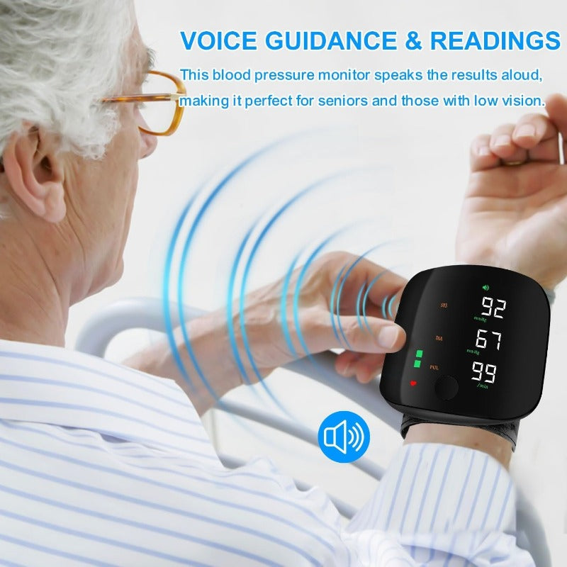 USB-C Rechargeable Wrist Blood Pressure Monitor Bowlift 3