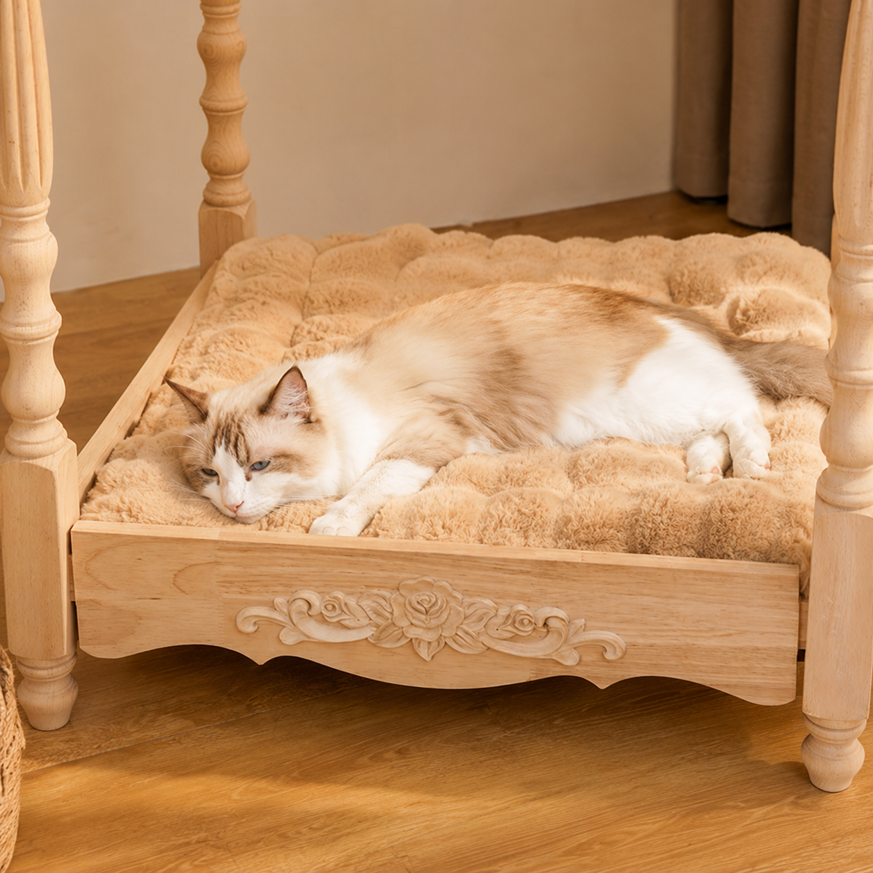 Ultra Soft Faux Fur Pet Mat for Cats & Dogs 5