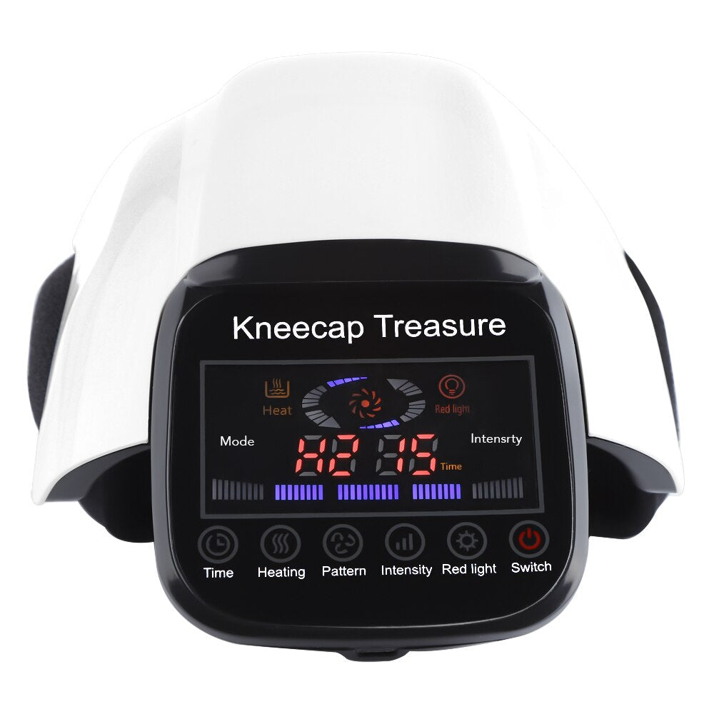 Unisex Adjustable Electric Knee Massager | Soothing Heat Therapy & Red Light Relief 2