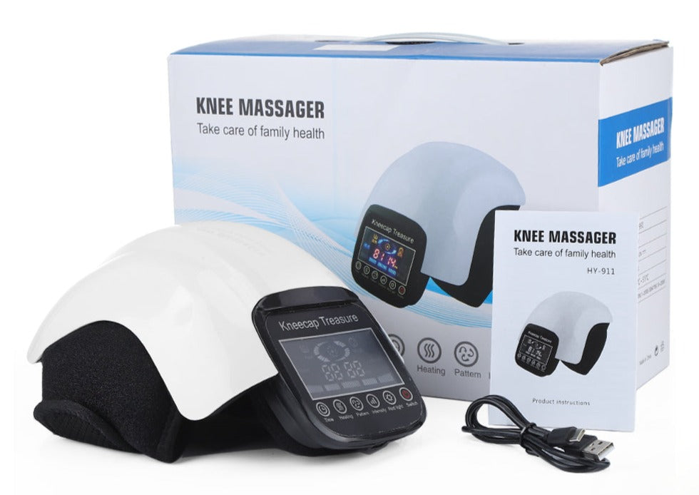 Unisex Adjustable Electric Knee Massager | Soothing Heat Therapy & Red Light Relief 3