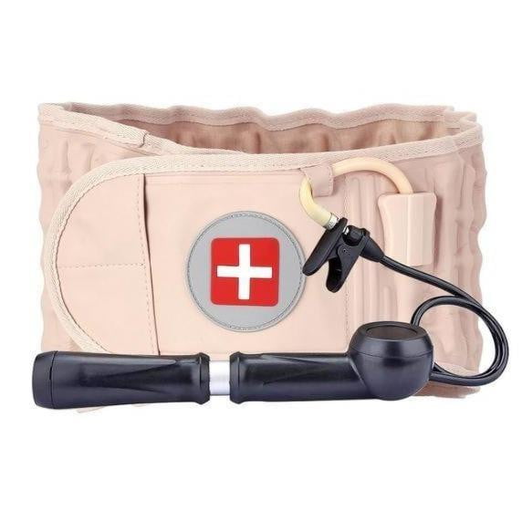 Unisex Adjustable Fabric Decompression Belt | Supportive Lumbar Back Support Brace for Pain Relief 0