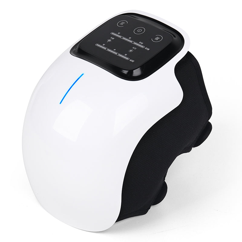 Unisex Adjustable Fabric Knee Massager | Soothing Heat & Red Light Therapy Device 0