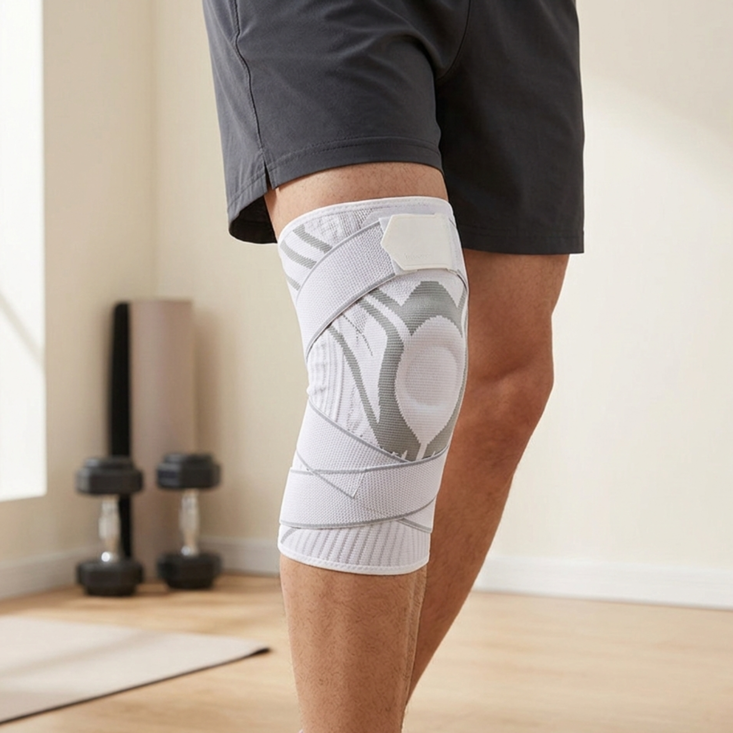Unisex Breathable Compression Knee Sleeve | Shock-Absorbing Support for Sports and Walking 1