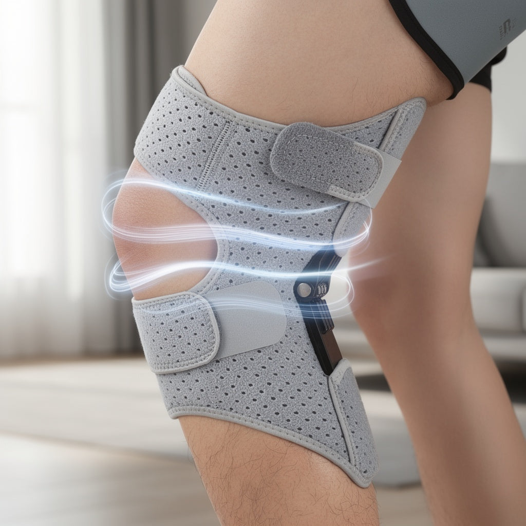 Unisex Breathable Neoprene Knee Support Brace | Adjustable Triple-Spring Stability for Active Lifestyles 1