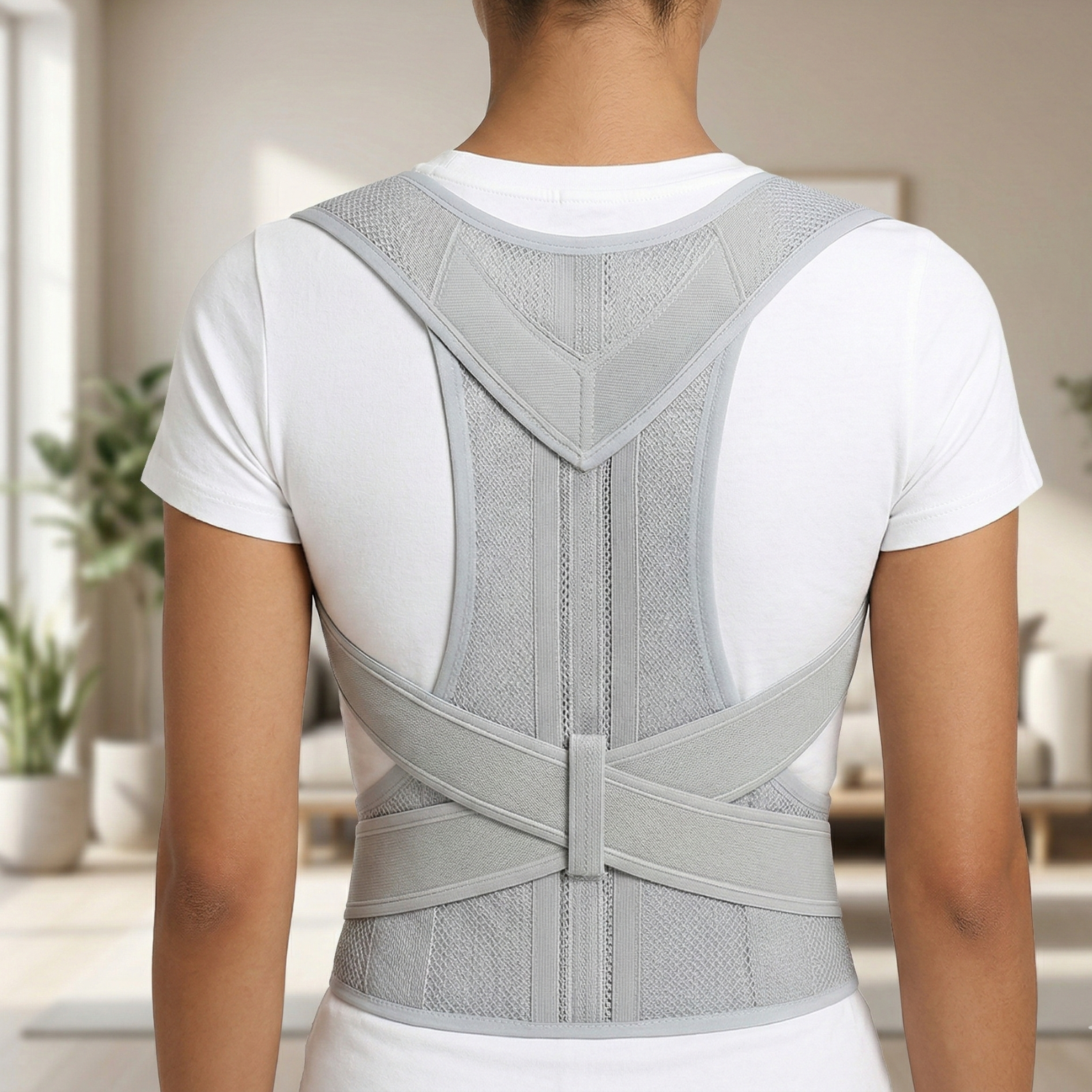 Unisex Medical-Grade Back Support Brace | Adjustable Comfortable Posture Corrector 1