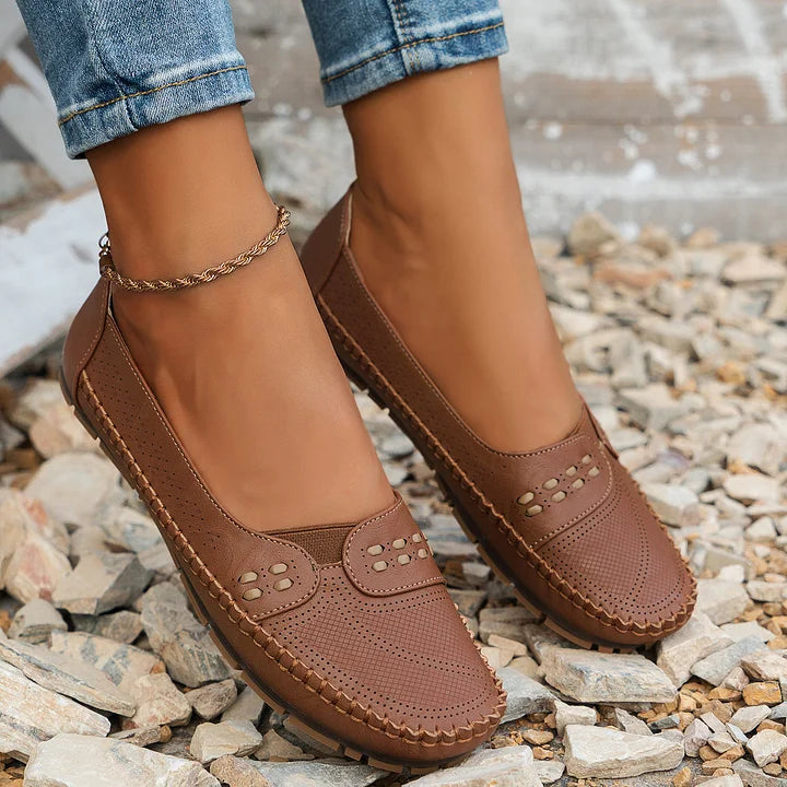 Womens Breathable Orthopedic Flats | Stylish Comfortable Everyday Shoes 8