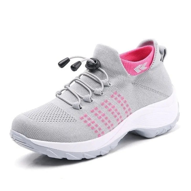 Women's Breathable Synthetic Sneakers | Comfortable Slip-On Walking Shoes 3