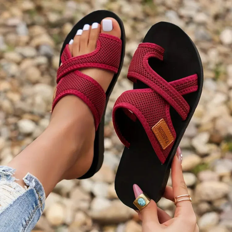 Womens Cushioned Orthopedic Sandals | Comfortable Bunion Relief Footwear | Lightweight Adjustable Design 3