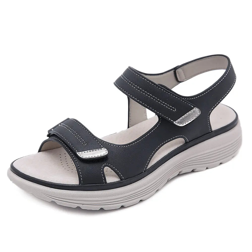 Womens Cushioned Synthetic Sandals | Stylish Adjustable Comfort Footwear 5