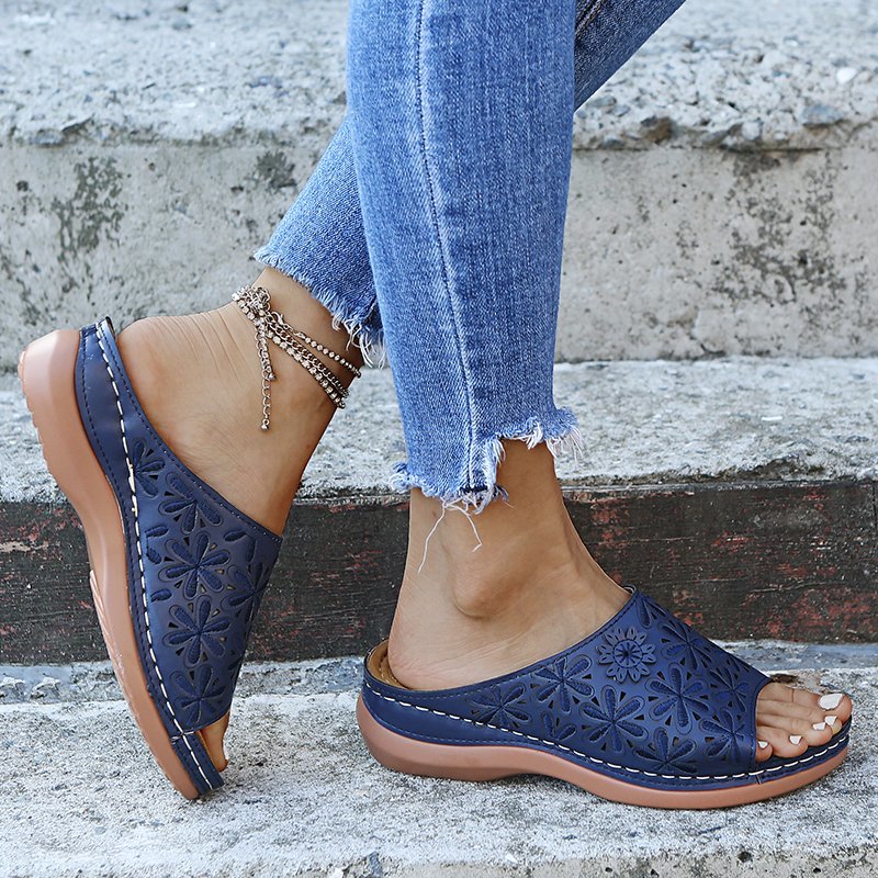 Womens Cushioned Vintage Sandals | Orthopedic Comfortable Walking Shoes 2