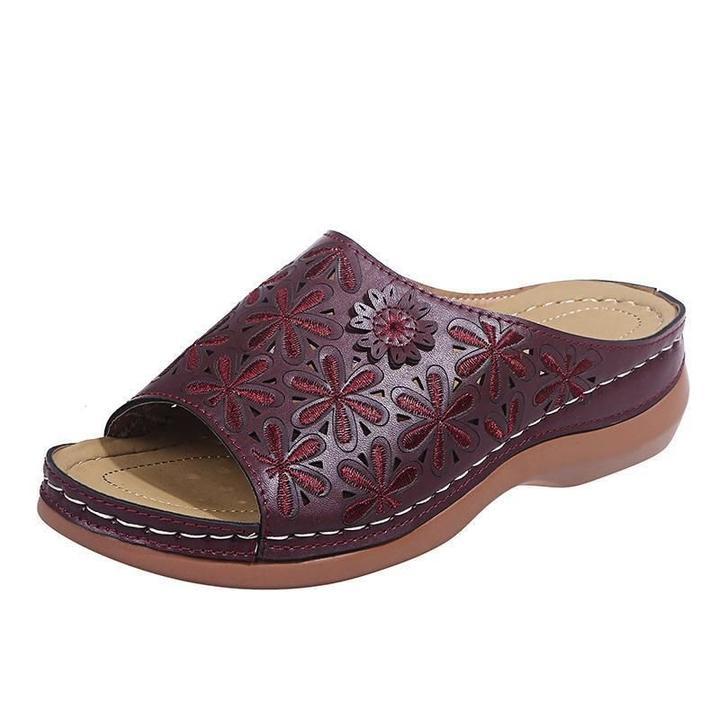 Womens Cushioned Vintage Sandals | Orthopedic Comfortable Walking Shoes 7