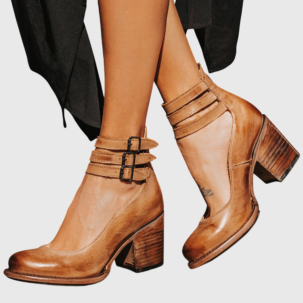 Women's Elegant Leather Sandals | Chic Comfortable Summer Footwear 0
