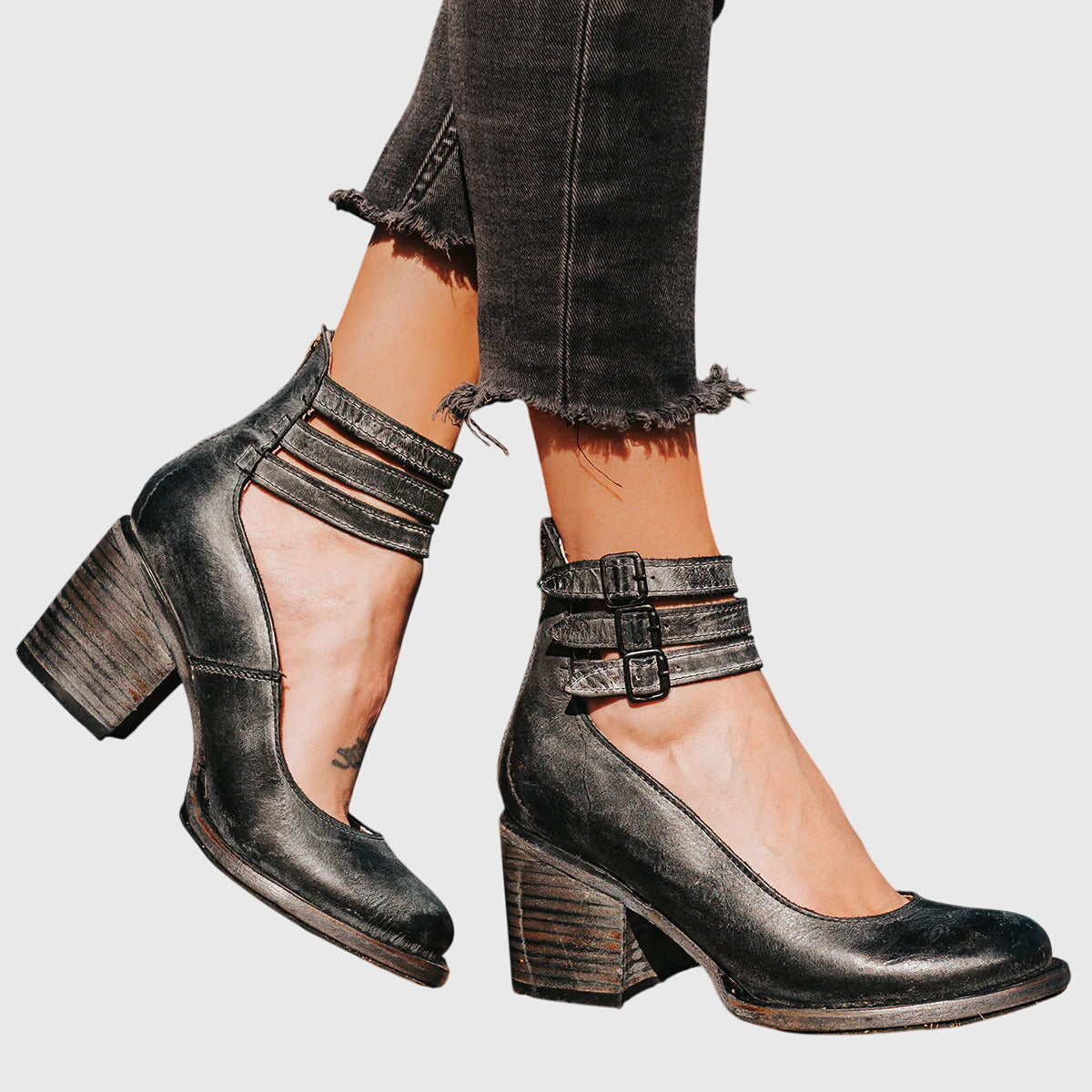 Women's Elegant Leather Sandals | Chic Comfortable Summer Footwear 1