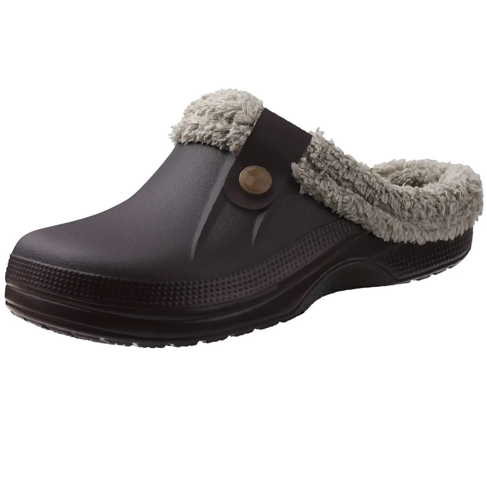 Women's Faux Fur Winter Clogs | Cozy Waterproof Indoor Outdoor Slippers 1