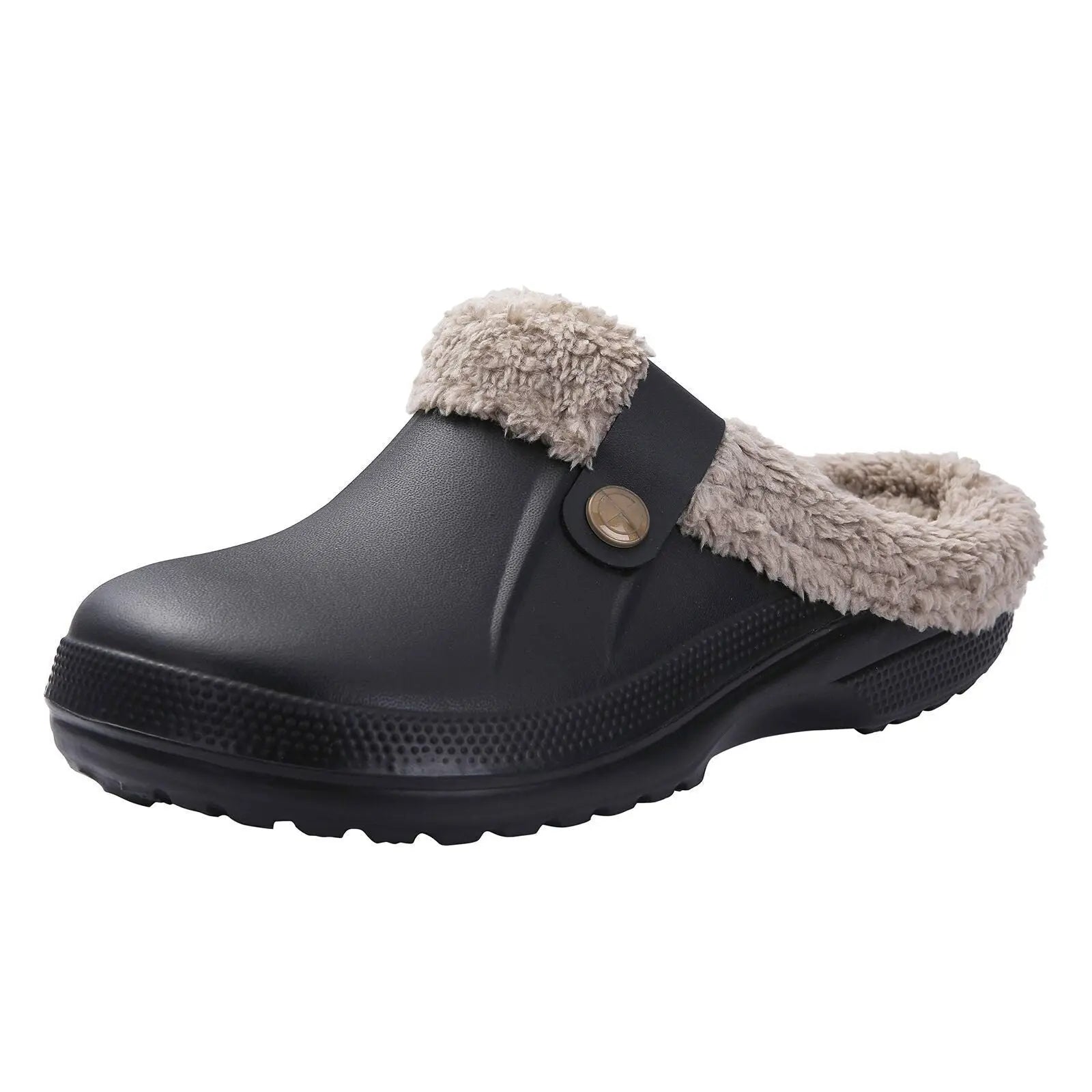 Women's Faux Fur Winter Clogs | Cozy Waterproof Indoor Outdoor Slippers 4