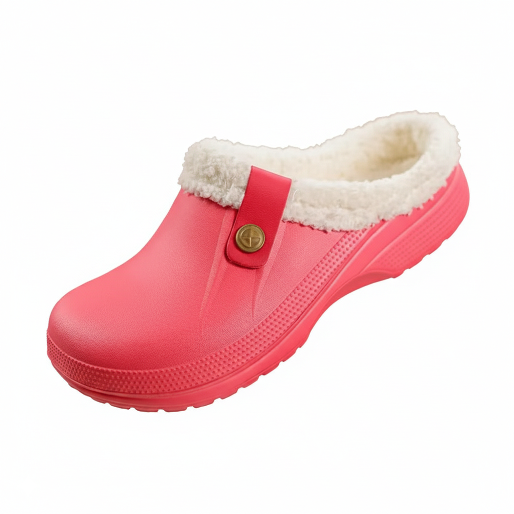 Women's Faux Fur Winter Clogs | Cozy Waterproof Indoor Outdoor Slippers 5