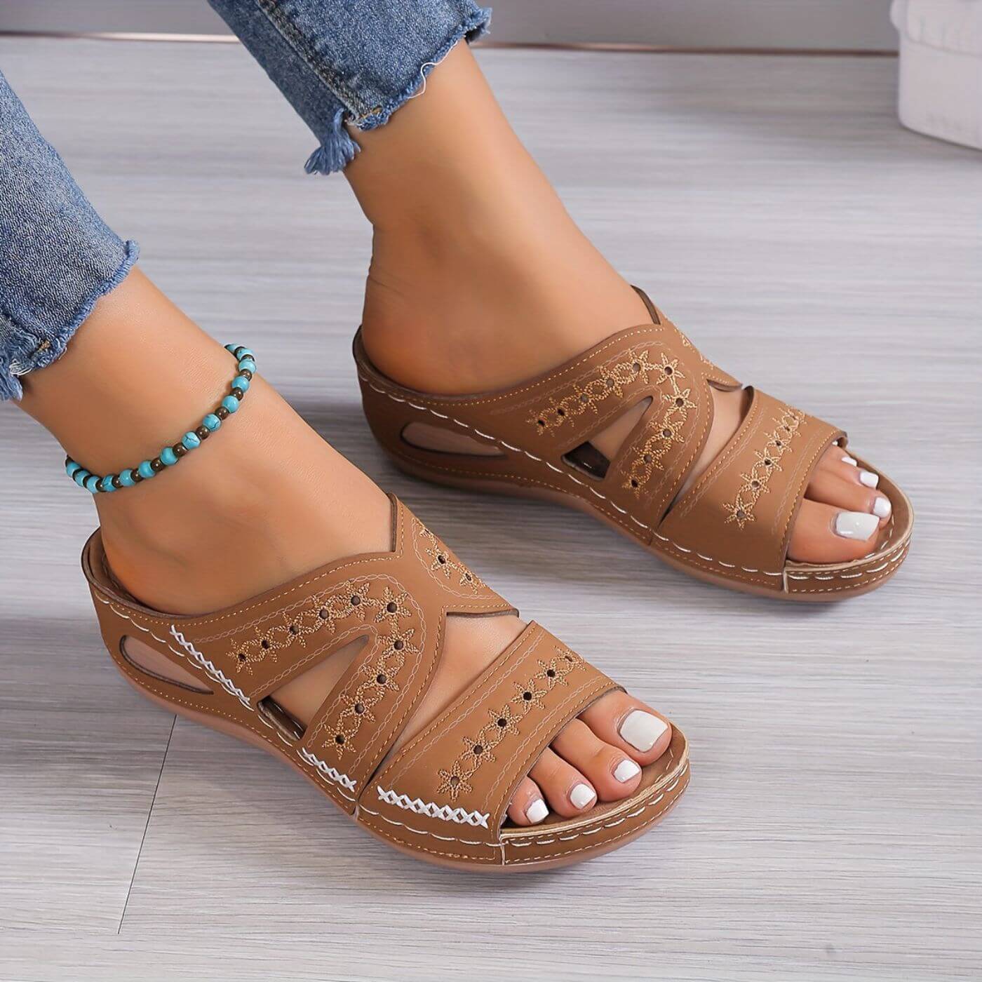 Women's Gel-Infused Orthopedic Sandals | Comfortable Slip-Resistant Footwear 3