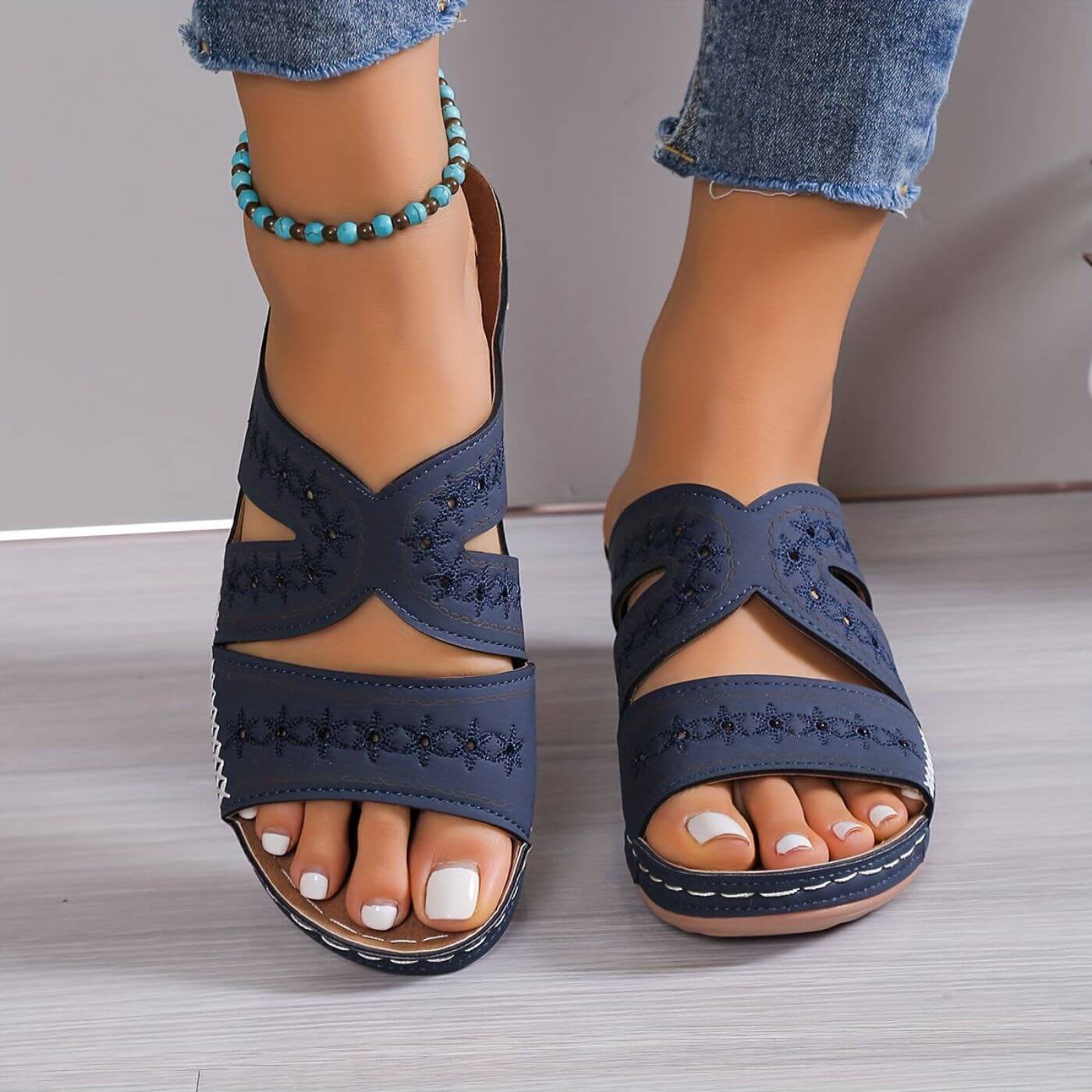 Women's Gel-Infused Orthopedic Sandals | Comfortable Slip-Resistant Footwear 4