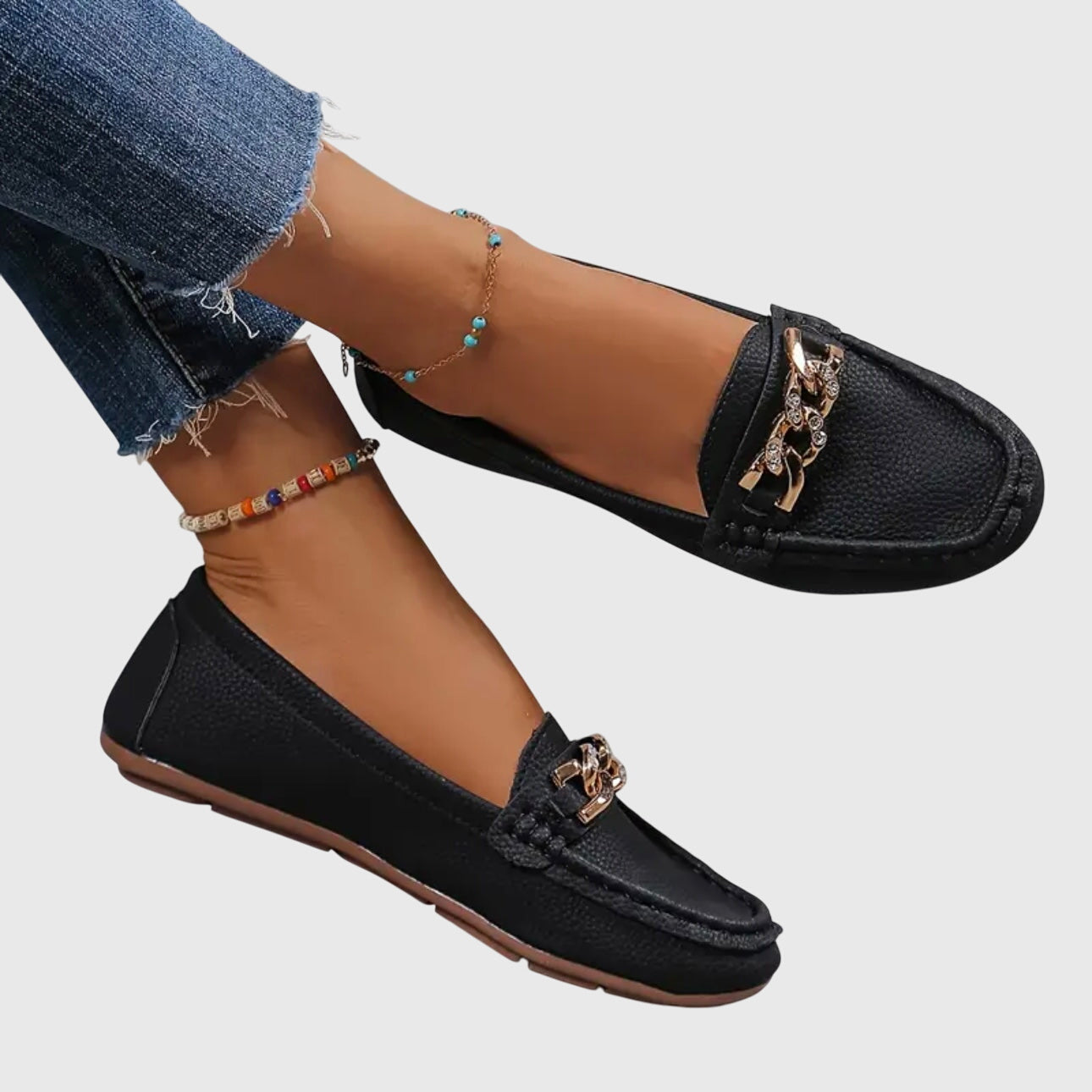 Womens High-Quality Leather Loafers | Elegant Orthopedic Slip-On Shoes 2