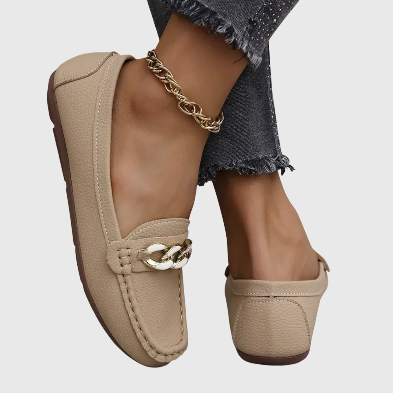 Womens High-Quality Leather Loafers | Elegant Orthopedic Slip-On Shoes 7