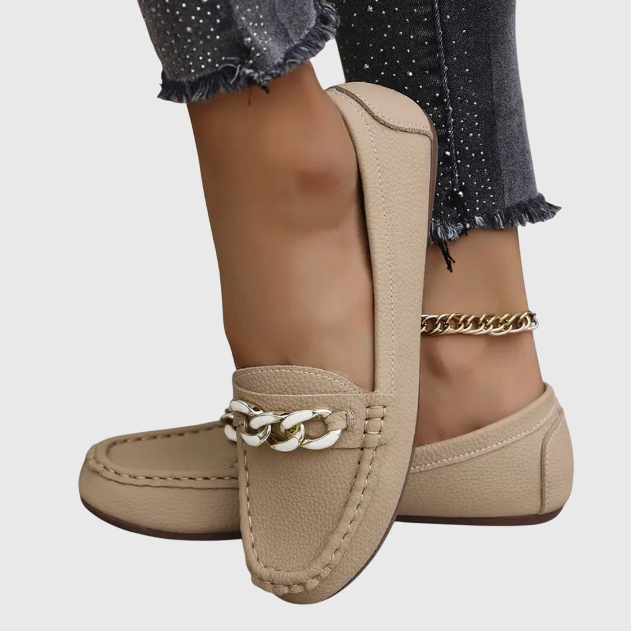 Womens High-Quality Leather Loafers | Elegant Orthopedic Slip-On Shoes 8