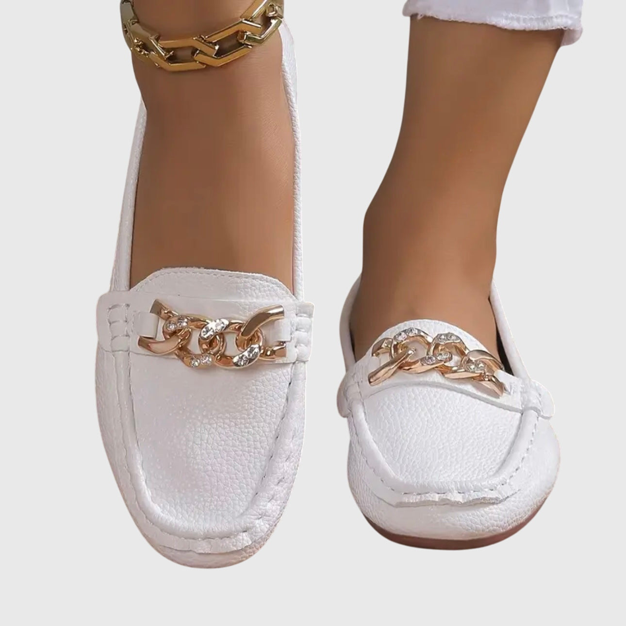 Womens High-Quality Leather Loafers | Elegant Orthopedic Slip-On Shoes 9