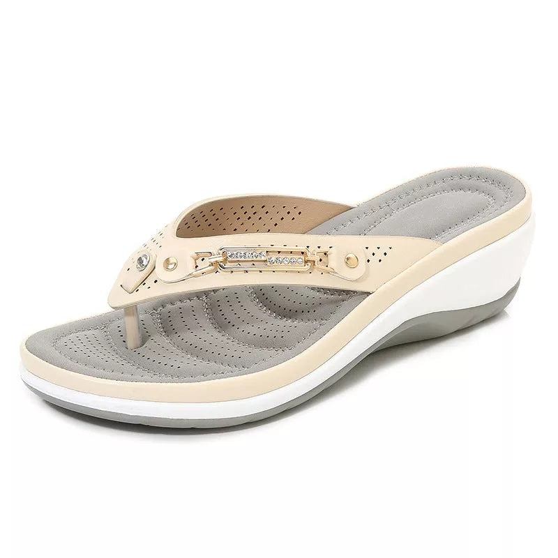 Women's Leather Arch Support Sandals | Comfortable Cushioned Everyday Footwear 4