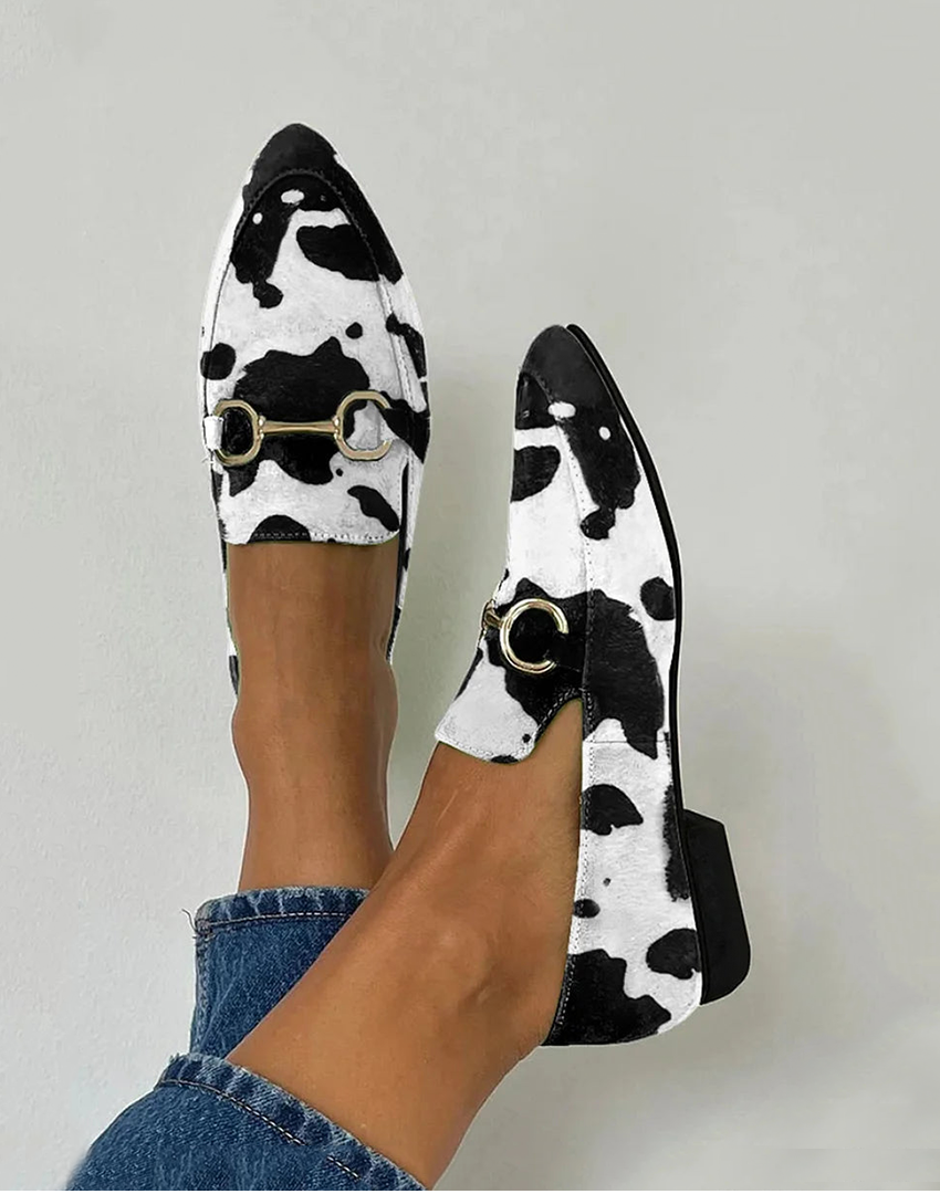 Women's Leather Loafers | Elegant Comfortable Slip-On Shoes 0