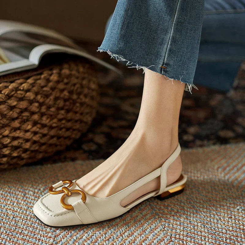 Womens Leather Sandals | Elegant Adjustable Summer Footwear 4