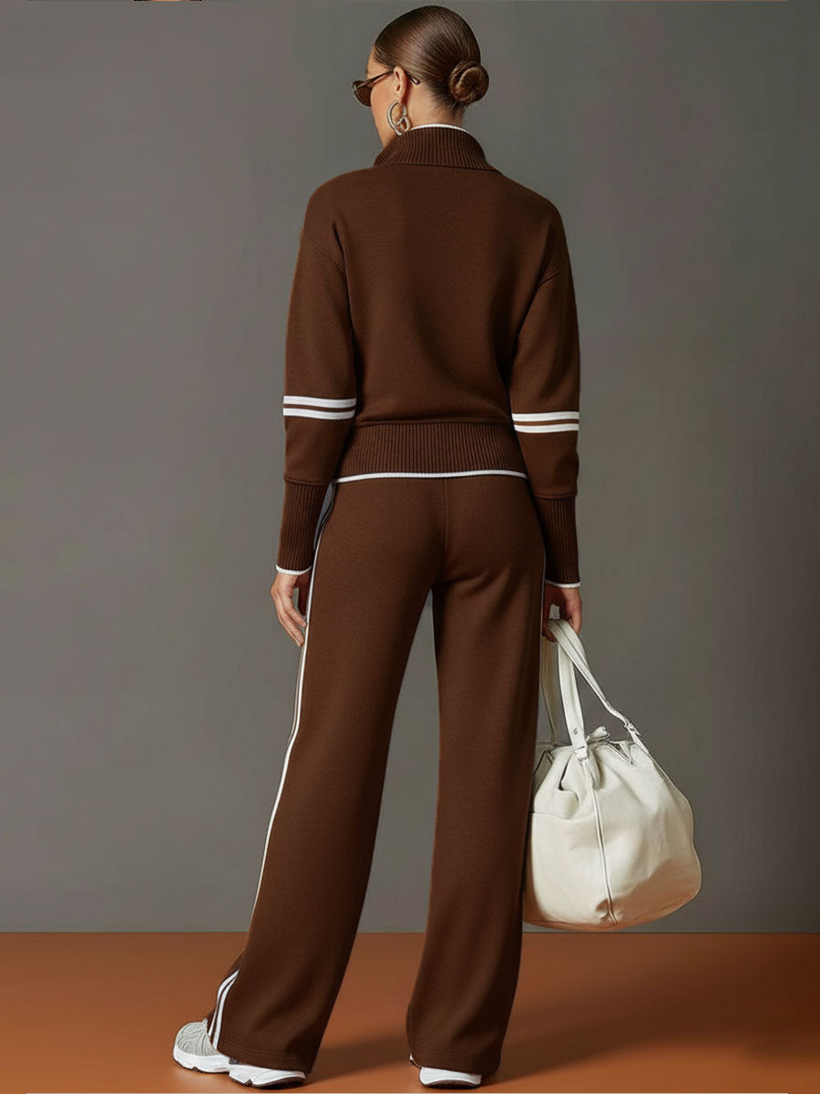 Women's Lightweight Cotton Blouse and Wide-Leg Pants Set | Relaxed Fit Casual Summer Outfit 8