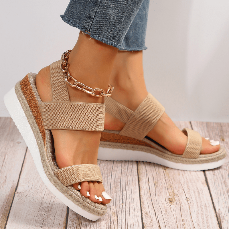 Women's Lightweight Vegan Platform Sandals | Sporty Chic Everyday Comfort 0